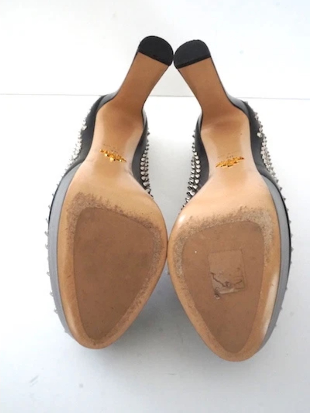 Prada Studded Platform Heels - Picture 4 of 4